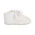 Lito Toddler Boy White Cotton Lace Up Christening Bootie 4-5 Toddler - SophiasStyle.com